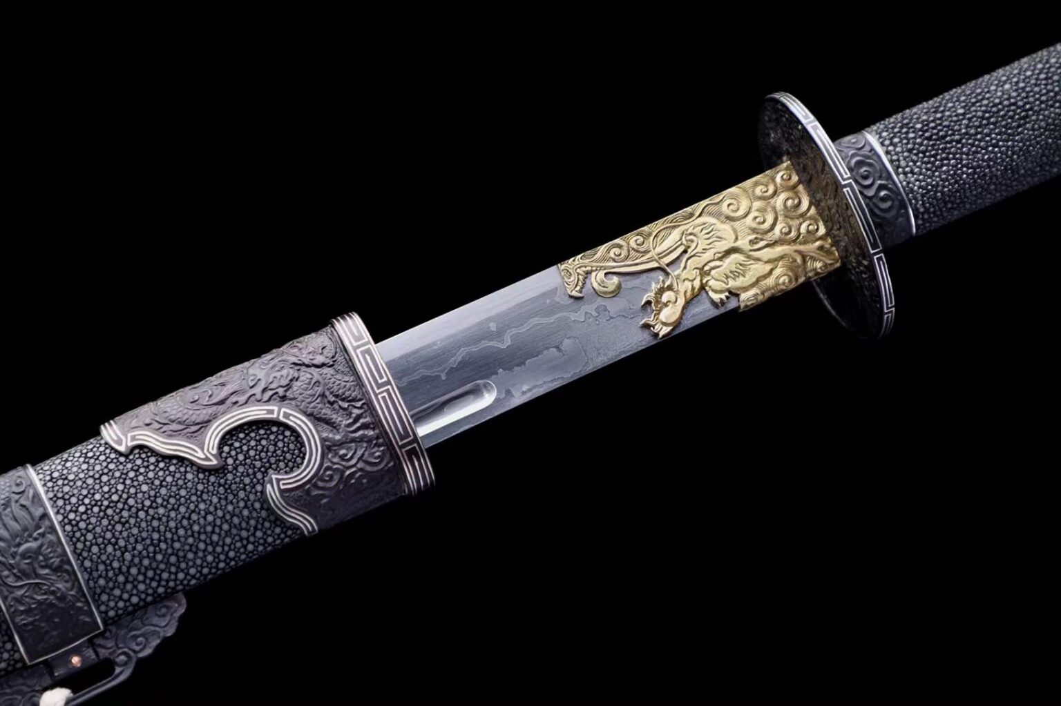 龙纹清刀-典藏版 – Longquan Sword and Blade Network_龙泉刀剑网
